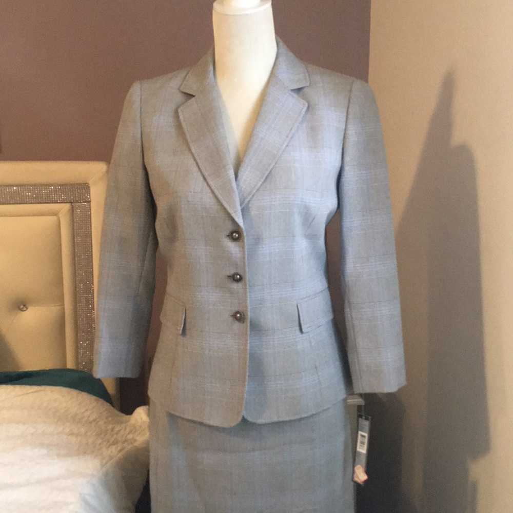 Matching blazer and skirt